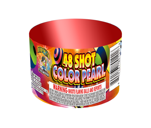 A can of 48 SHOT COLOR PEARL SUPREME on a white background.