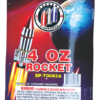 A pack of 4OZ ROCKETS in a plastic bag.