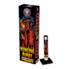 A box of HOWLING BURST fireworks with a dragon on it.