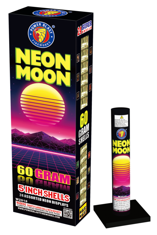 A NEON MOON box of glow sticks with a box.