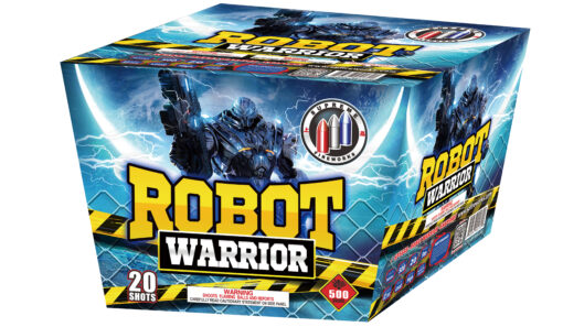 A box of ROBOT WARRIOR with an image of a robot.