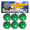 CRACKLING BALLS 6PC - pack of 6.