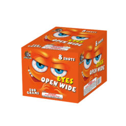A box of EYES WIDE OPEN candy.