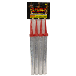 A pack of three ICE FOUNTAIN sparklers in a package.