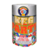 A can of KEG PARTY on a black background.