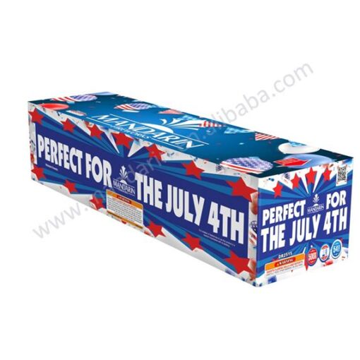 A box of PERFECT FOR THE 4TH for the 4th of July.