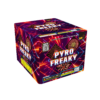 PYRO FREAKY (350G) firework box.