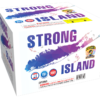 A box of STRONG ISLAND (350g) with the words strong island on it.