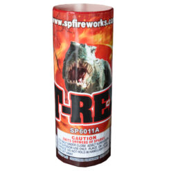 A can of T-REX on a white background.