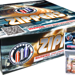 A box of ZIPS SINGLE with a box on top of it.