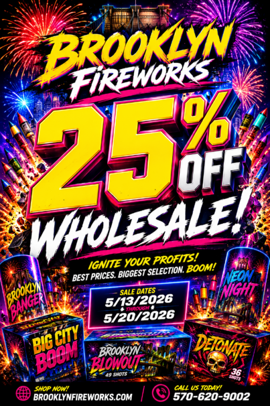 2026 FIREWORKS WHOLESALE SALE
